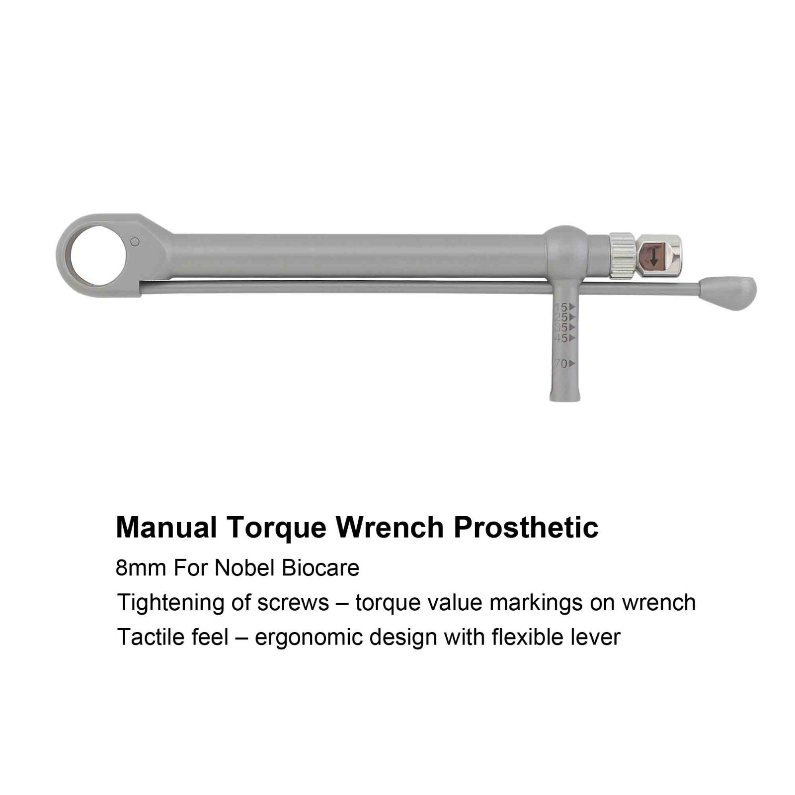 Implant Nobel Biocare Torque Wrench UniGrip Screwdriver Adapter Prosthetic Kit