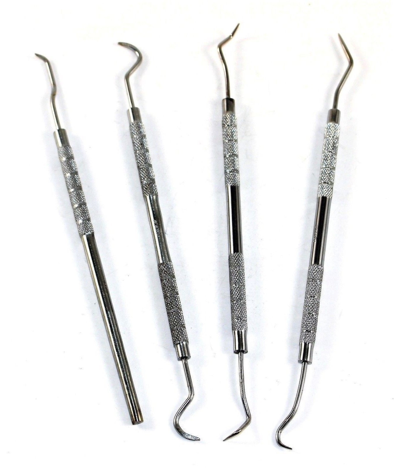 CHROME DENTAL PICK PROBE PICK WAX CLAY SCULPTING SET With Free Shipping 
